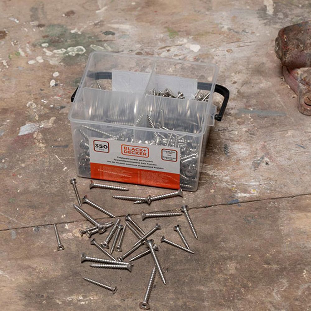 SURTIDO DE TORNILLOS PARA MADERA SS BLACK+DECKER gallery 2