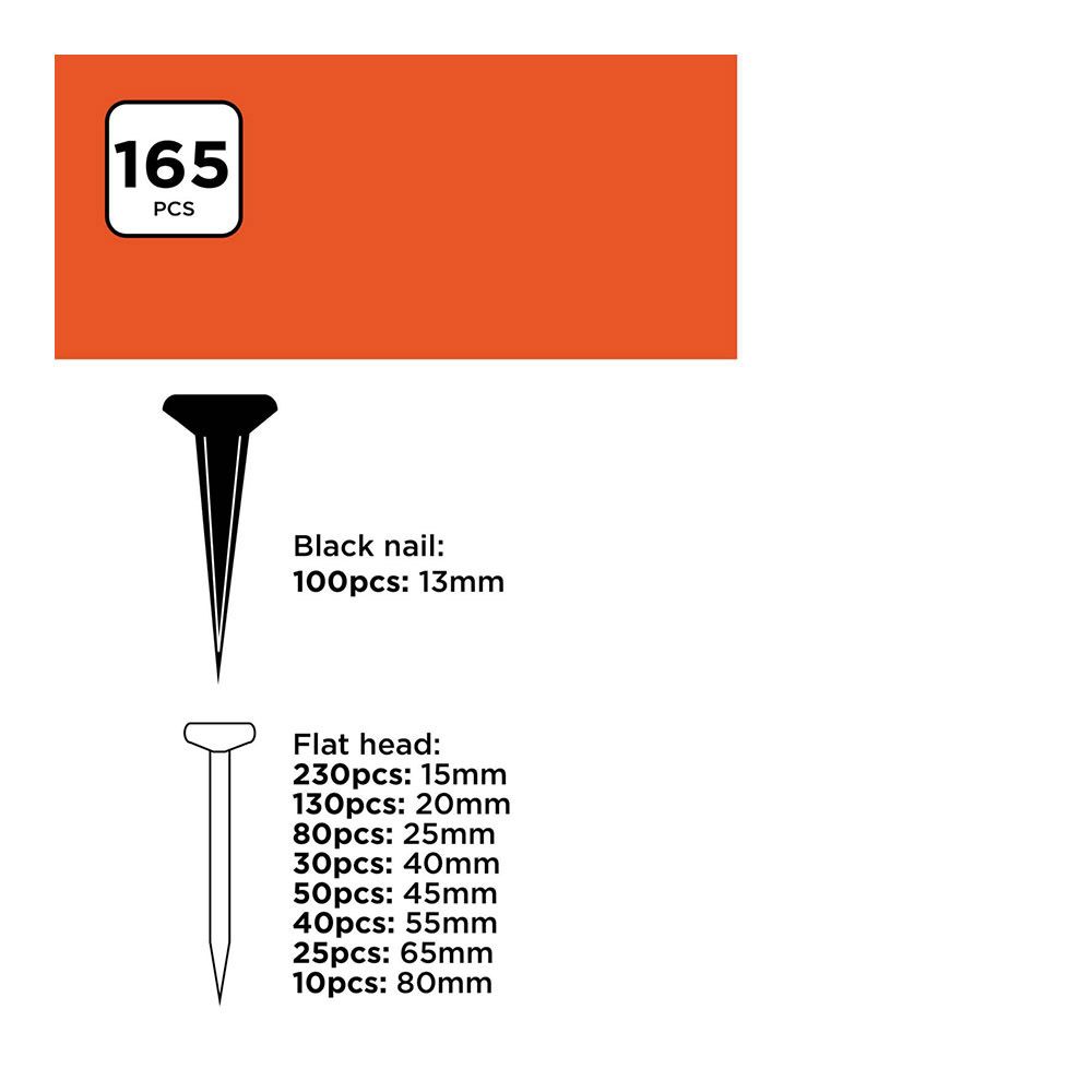 SURTIDO DE CLAVOS, 975 PIEZAS ST BLACK+DECKER gallery 1