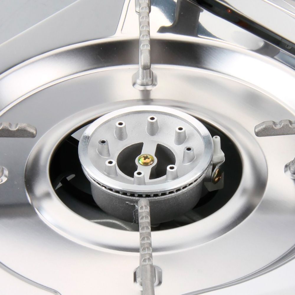 COCINA PORTÁTIL COMPACTA 2 FUEGOS BUTANO PARA CAMPING gallery 1