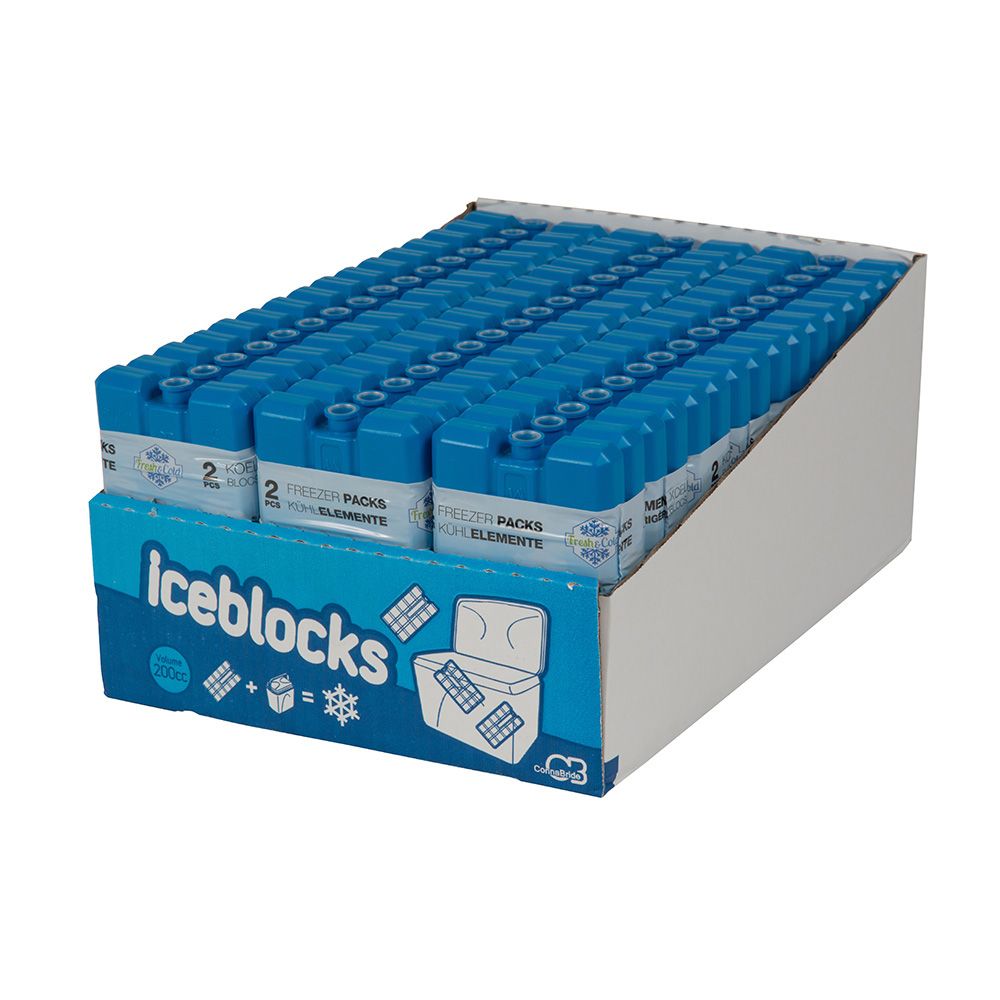 PACK DE 2 ACUMULADORES DE FRIO PARA NEVERAS PORTATILES 200cl 15x8x2cm COLORES SURTIDOS gallery 0