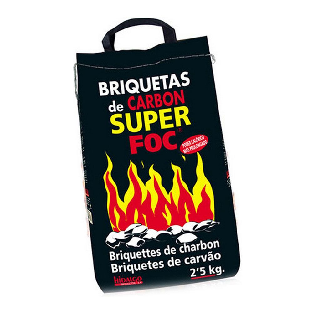 BRIQUETAS DE CARBON VEGETAL 2,5 kg