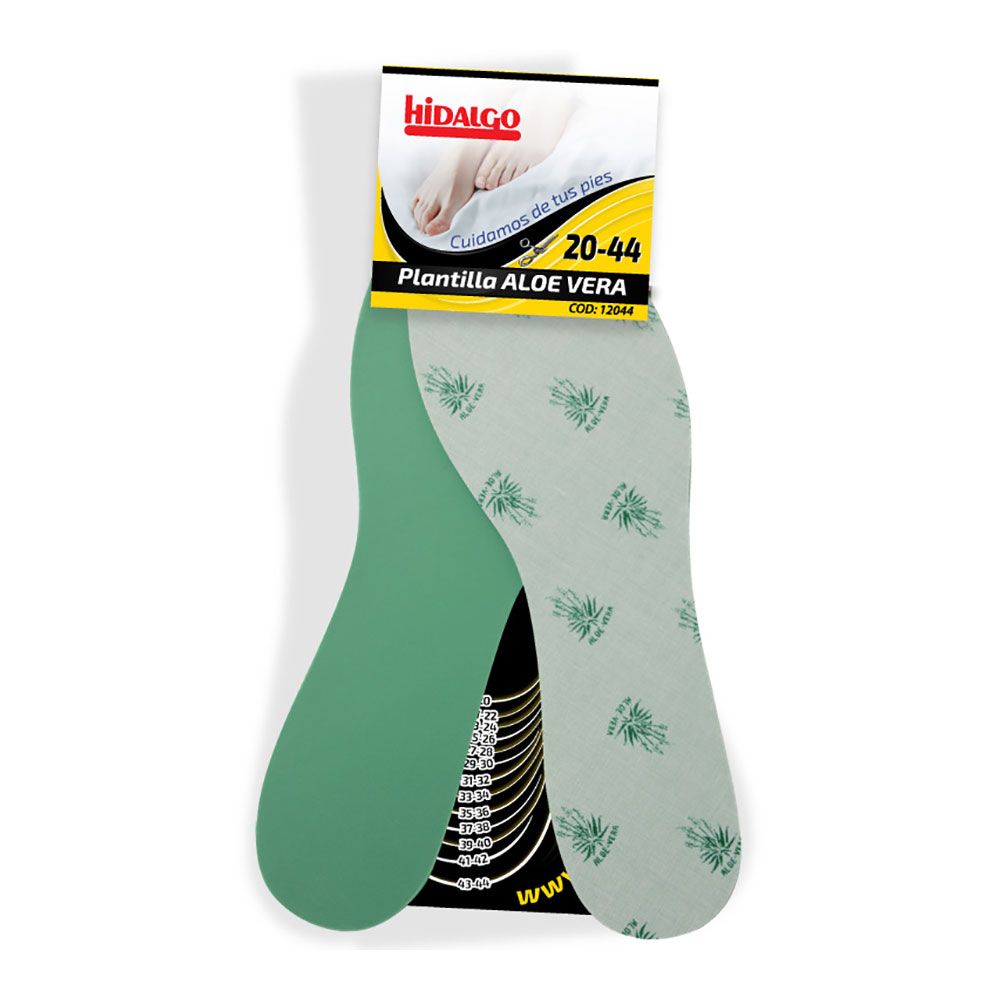 PLANTILLA PARA CALZADO ALOE VERA
