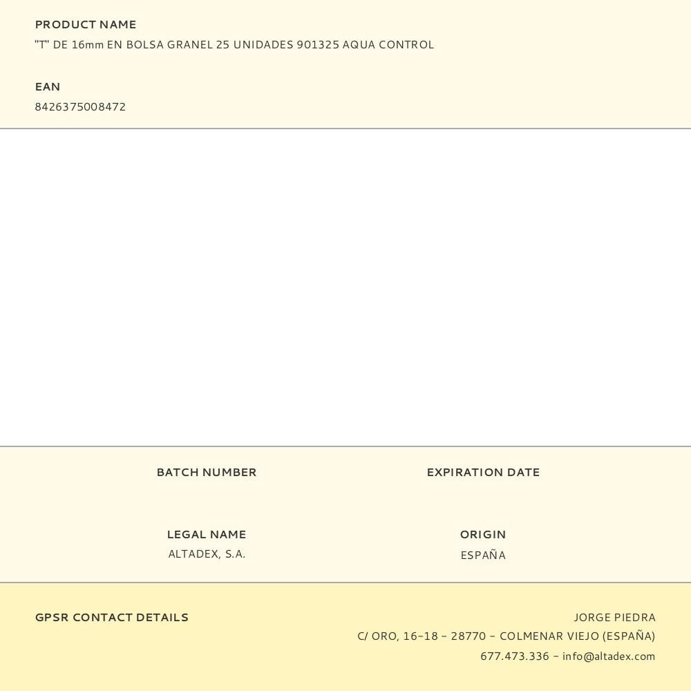 DERIVACIÓN EN T Ø16 mm, 25 uds gallery 2