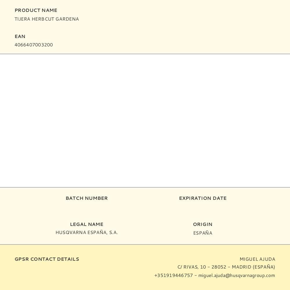 TIJERA HERBCUT CON CORTE BYPASS gallery 4