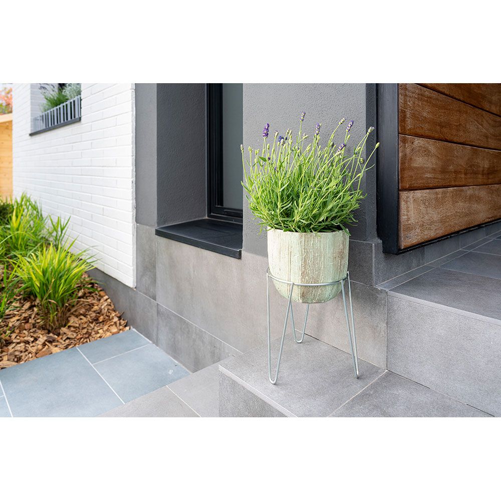 SOPORTE PARA MACETERO CON PIE ZINCADO 22cm SV03075 SAUVIC gallery 0