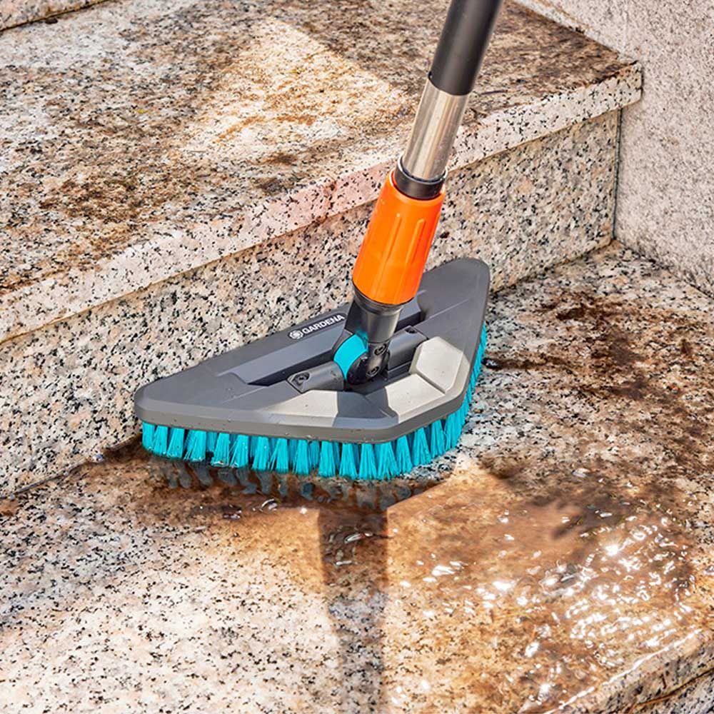 CEPILLO DE CERDAS DURAS TRIANGULAR FLEX PARA LIMPIEZA DE SUPERFICIES DURAS Y RINCONES CLEANSYSTEM gallery 2