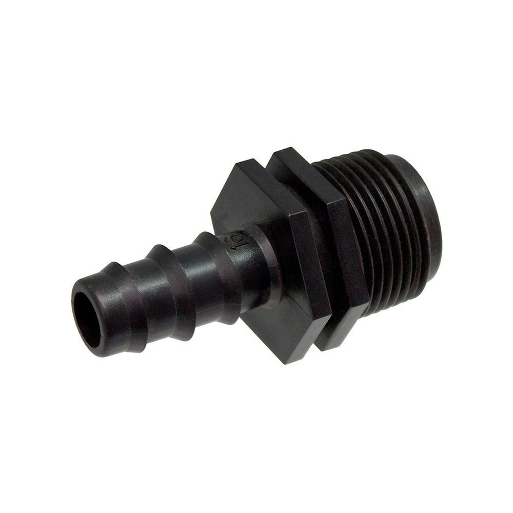 ADAPTADOR MACHO TUBO Ø16 mm A ROSCA ¾ pulg