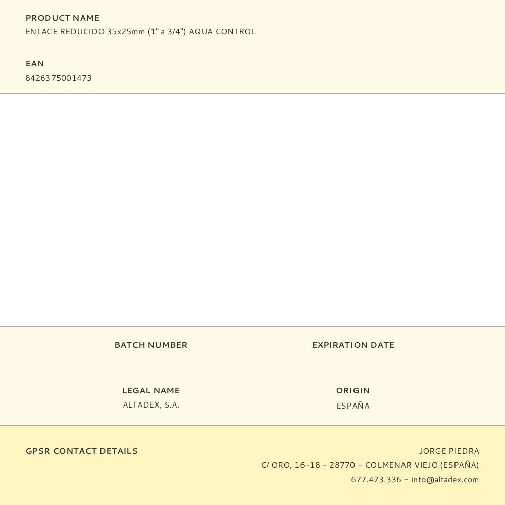 ENLACE REDUCIDO 1 pulg a ¾ pulg gallery 0