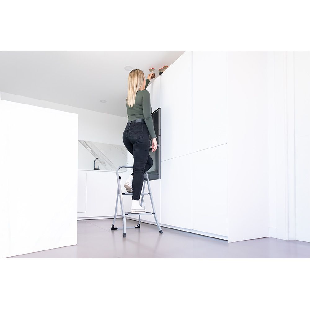 ESCALERILLA DE ACERO 2 PELDAÑOS gallery 1