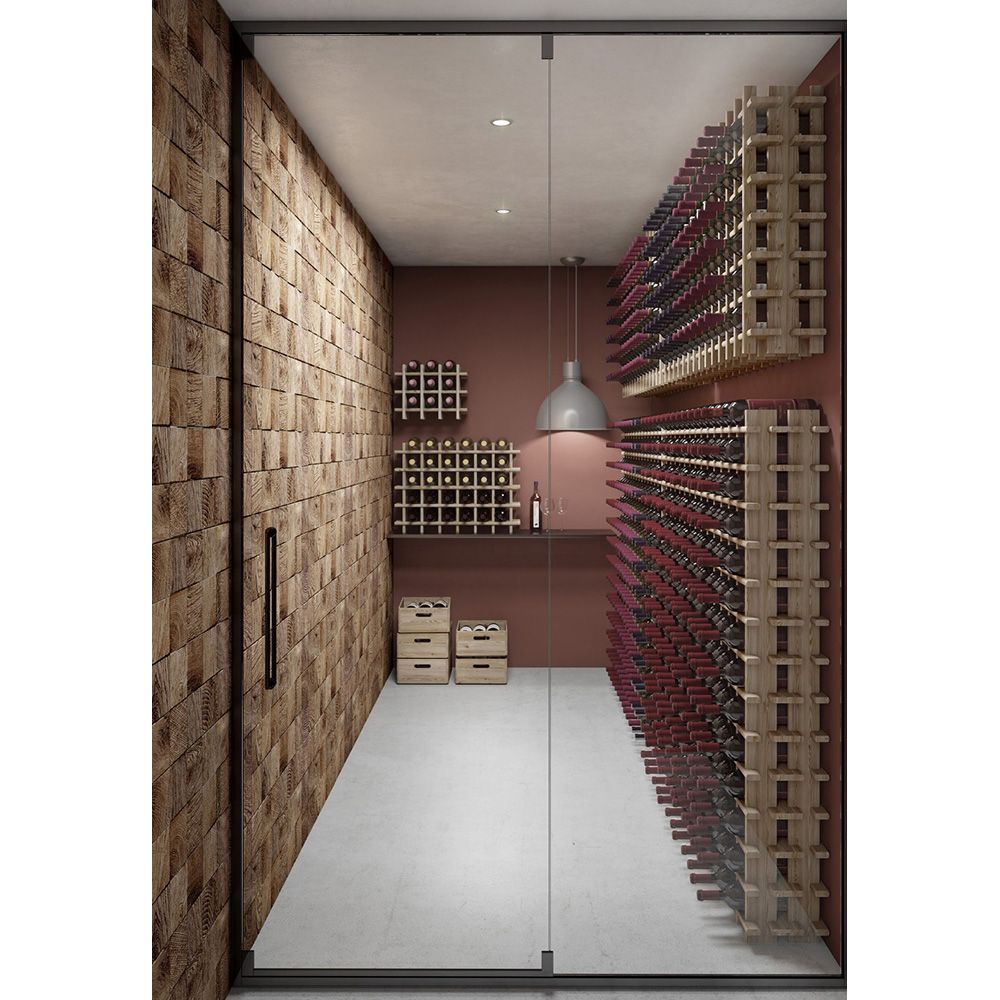 BOTELLERO DE PINO MACIZO EVOLUTIVO RIOJA PARA 36 BOTELLAS 75 x 22 x 75 cm gallery 3