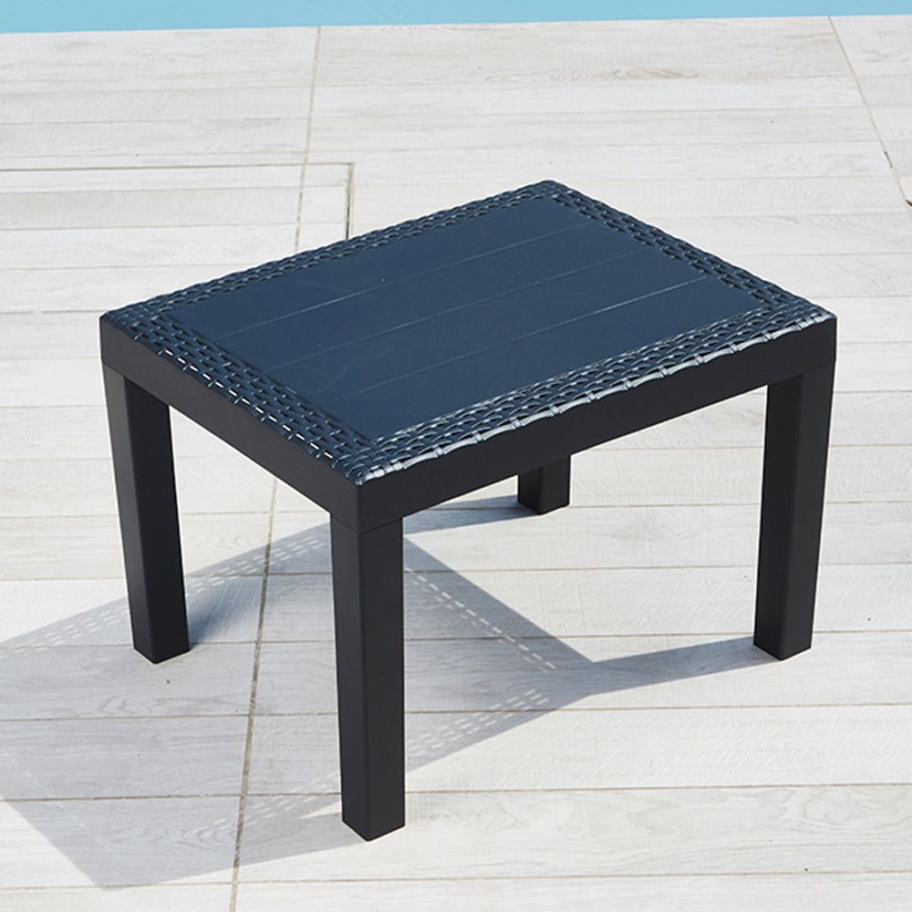 MESA AUXILIAR JACK COLOR ANTRACITA PARA EXTERIOR 59 x 46 x 40 cm gallery 0