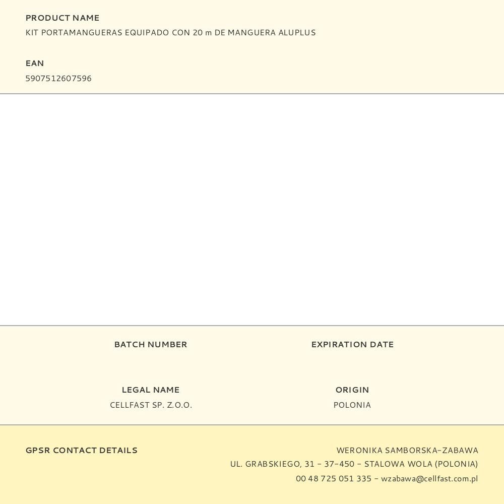 CARRO ALUPLUS CELLPRO CON MANGUERA 20 m gallery 4