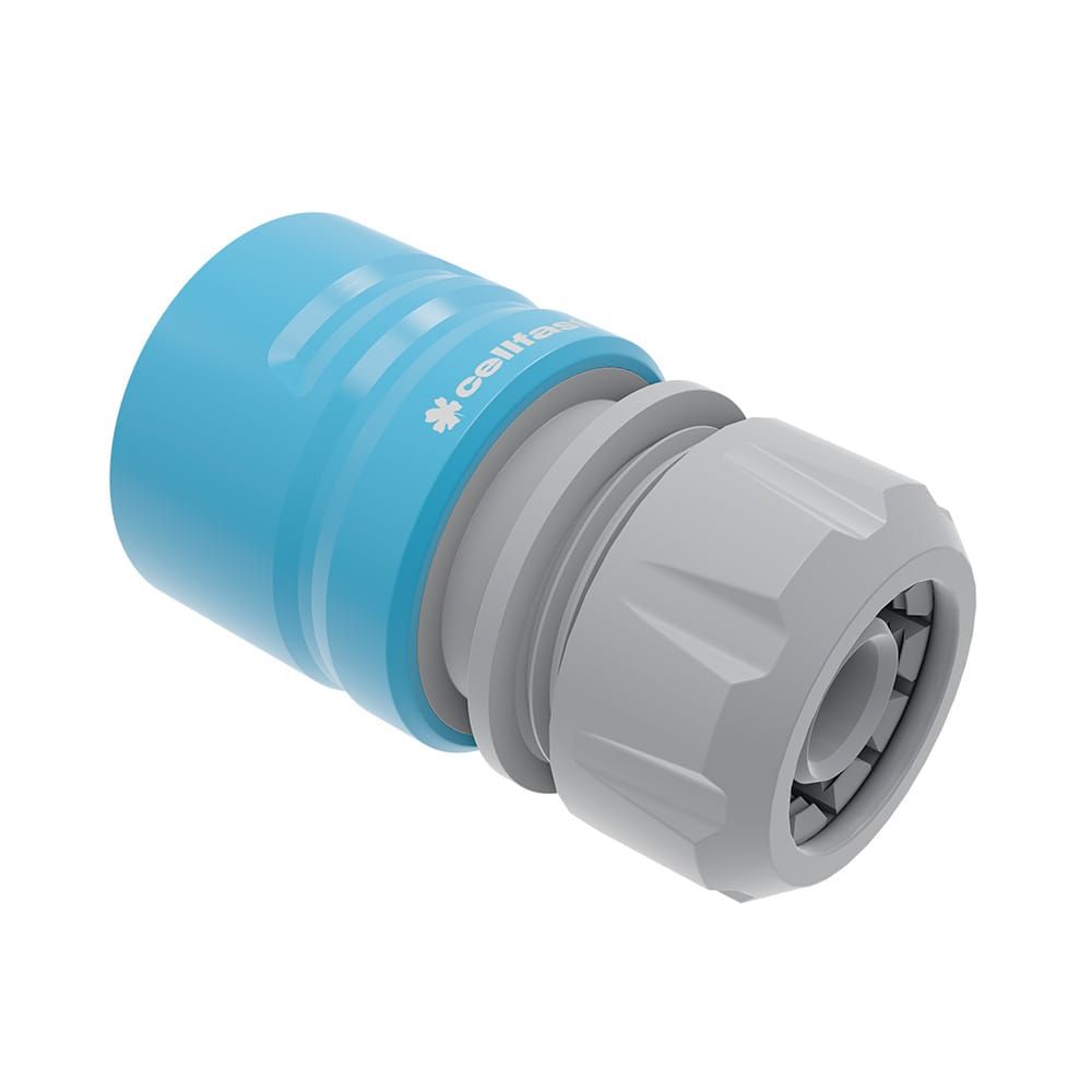 CONECTOR RÁPIDO DE MANGUERA WATER FLOW CELLPRO 6 bar, ½ pulg - 5/8 pulg