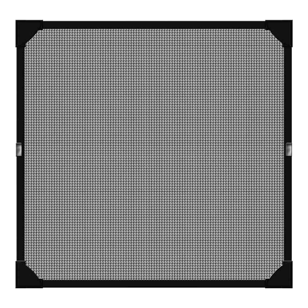 MOSQUITERA CON MARCO MAGNÉTICO, ANTRACITA, 100 x 120 cm