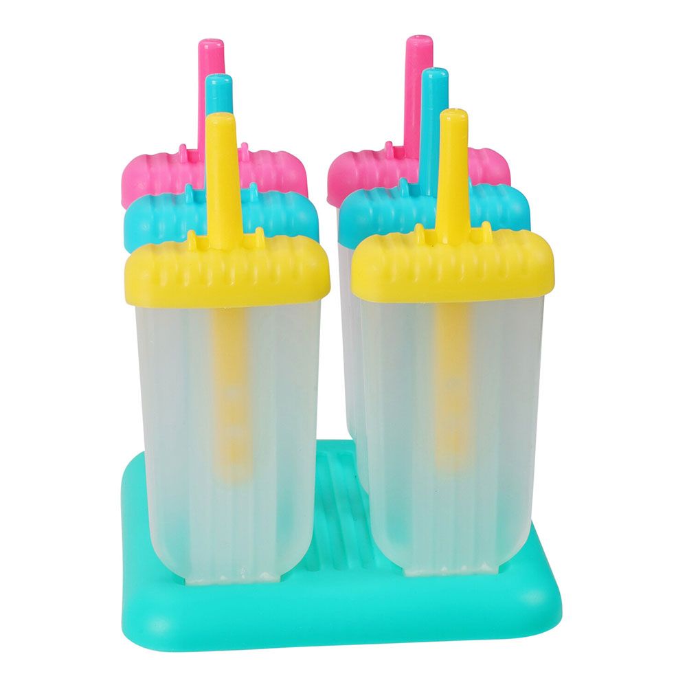 MOLDES PARA HELADOS DE HIELO COLORES SURTIDOS 6 uds