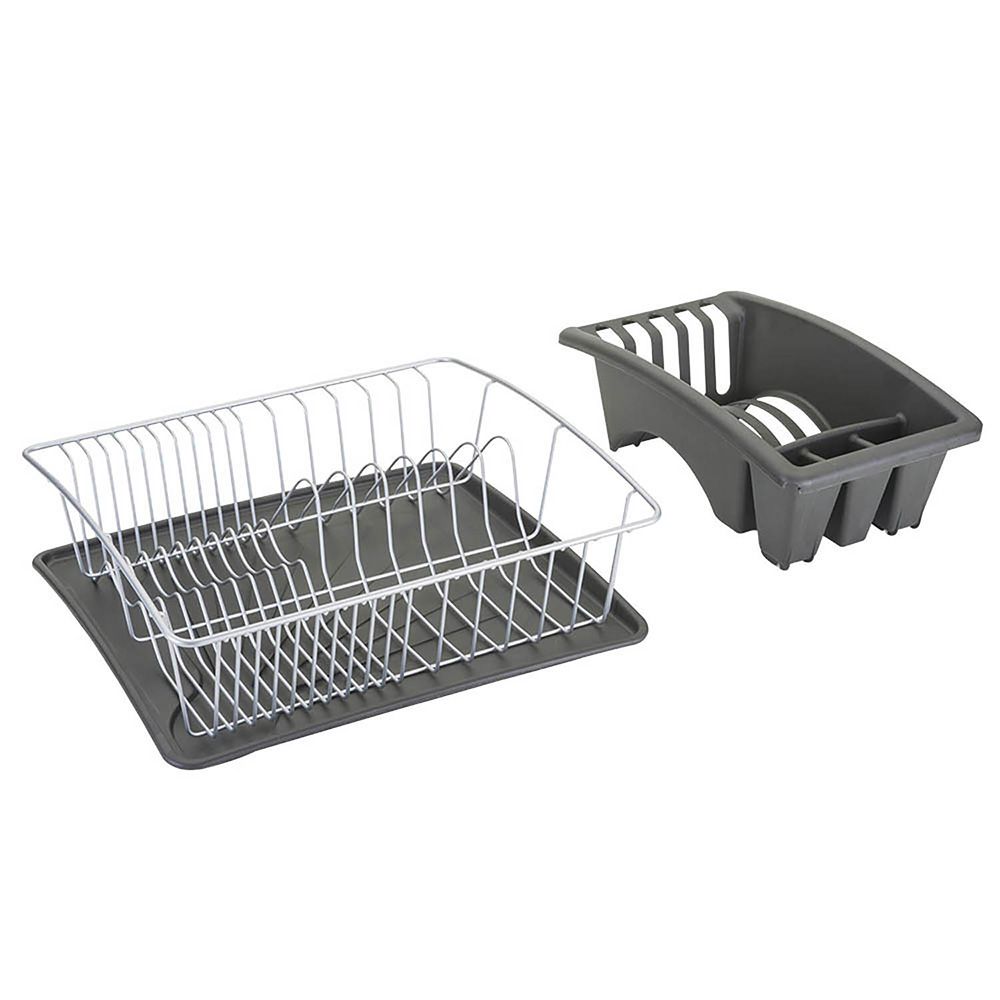 ESCURREPLATOS CON BANDEJA EXTRAIBLE 35 x 30 x 11 cm gallery 0