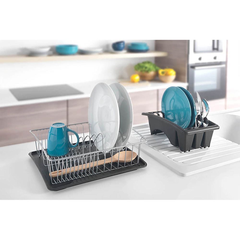 ESCURREPLATOS CON BANDEJA EXTRAIBLE 35 x 30 x 11 cm gallery 1