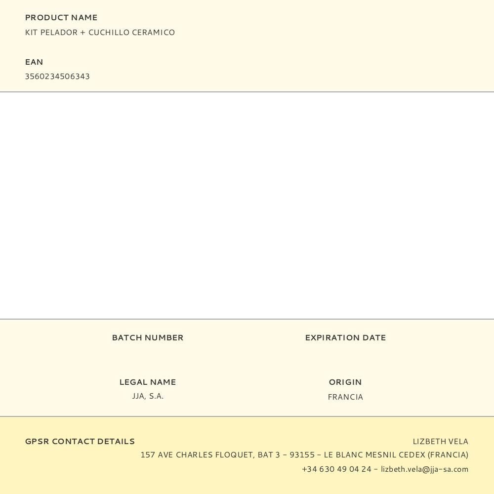 PELADOR + CUCHILLO CERÁMICO gallery 0