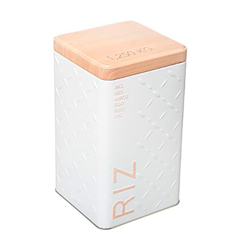 CAJA METÁLICA MODELO SCANDI NATURE PARA ARROZ 1250 g