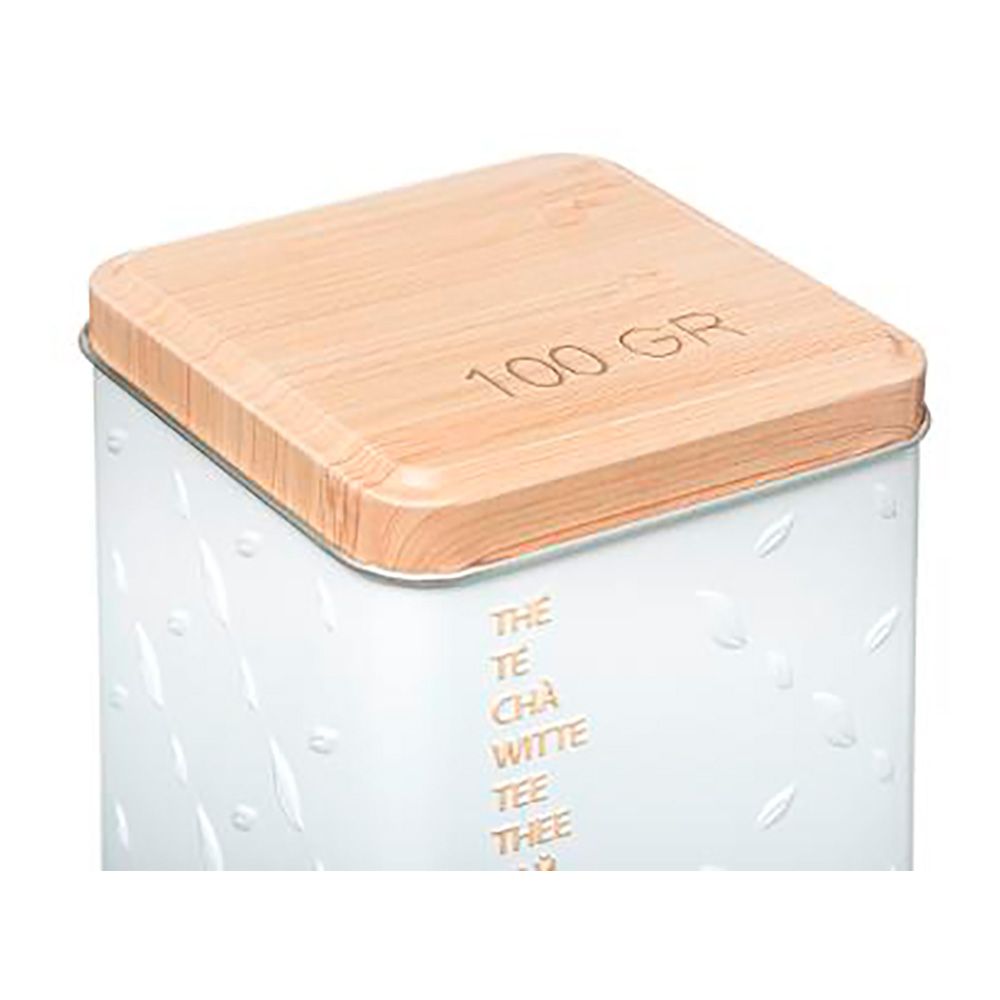 CAJA METÁLICA MODELO SCANDI NATURE PARA TÉ 100 g gallery 0