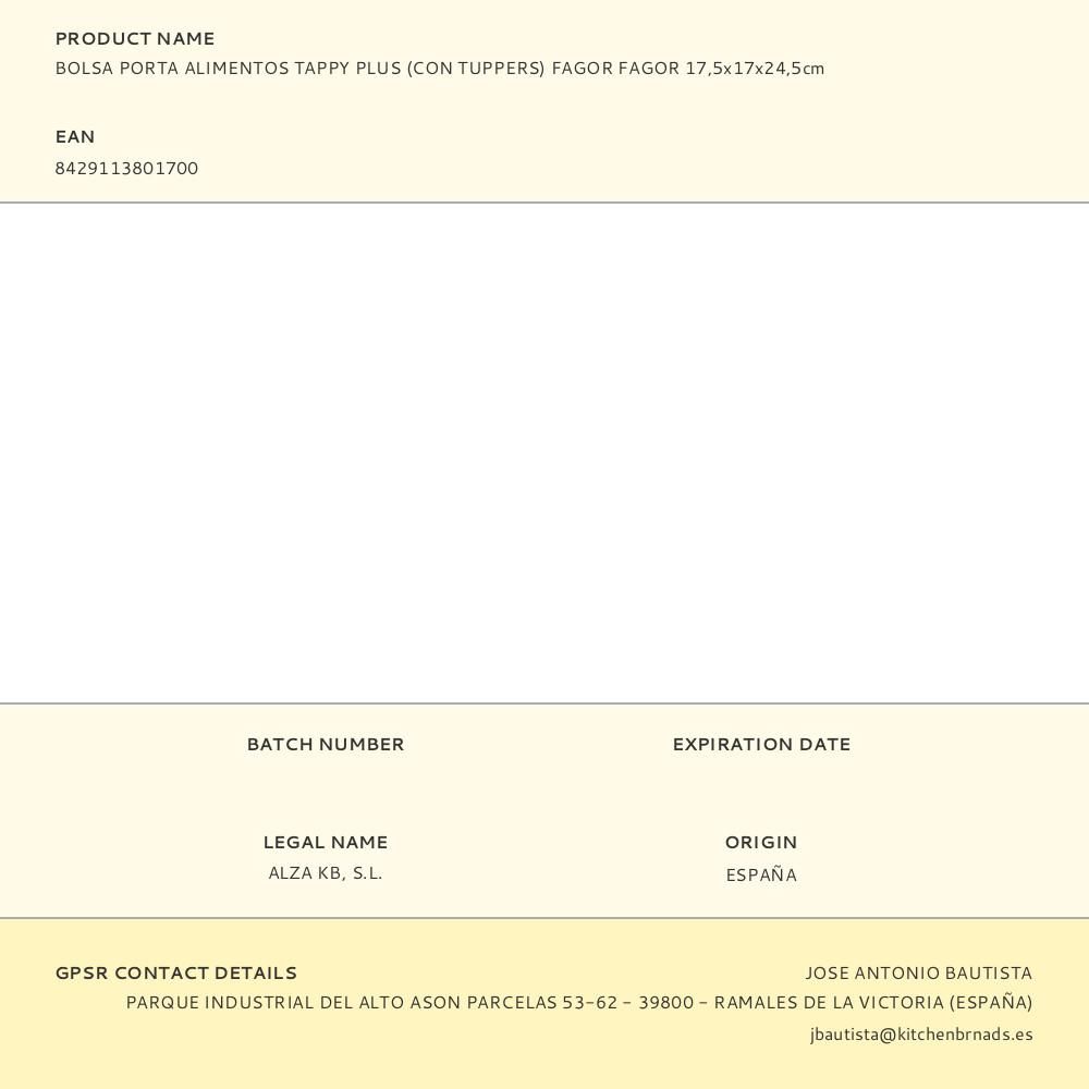 PORTA ALIMENTOS TAPPY PLUS + 2 FIAMBRERAS gallery 3