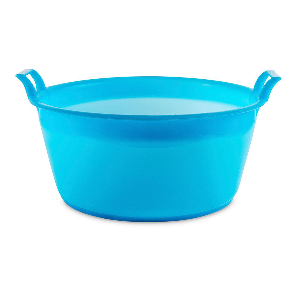 BARREÑO REDONDO AZUL Ø50 x 25,5 cm 28 l