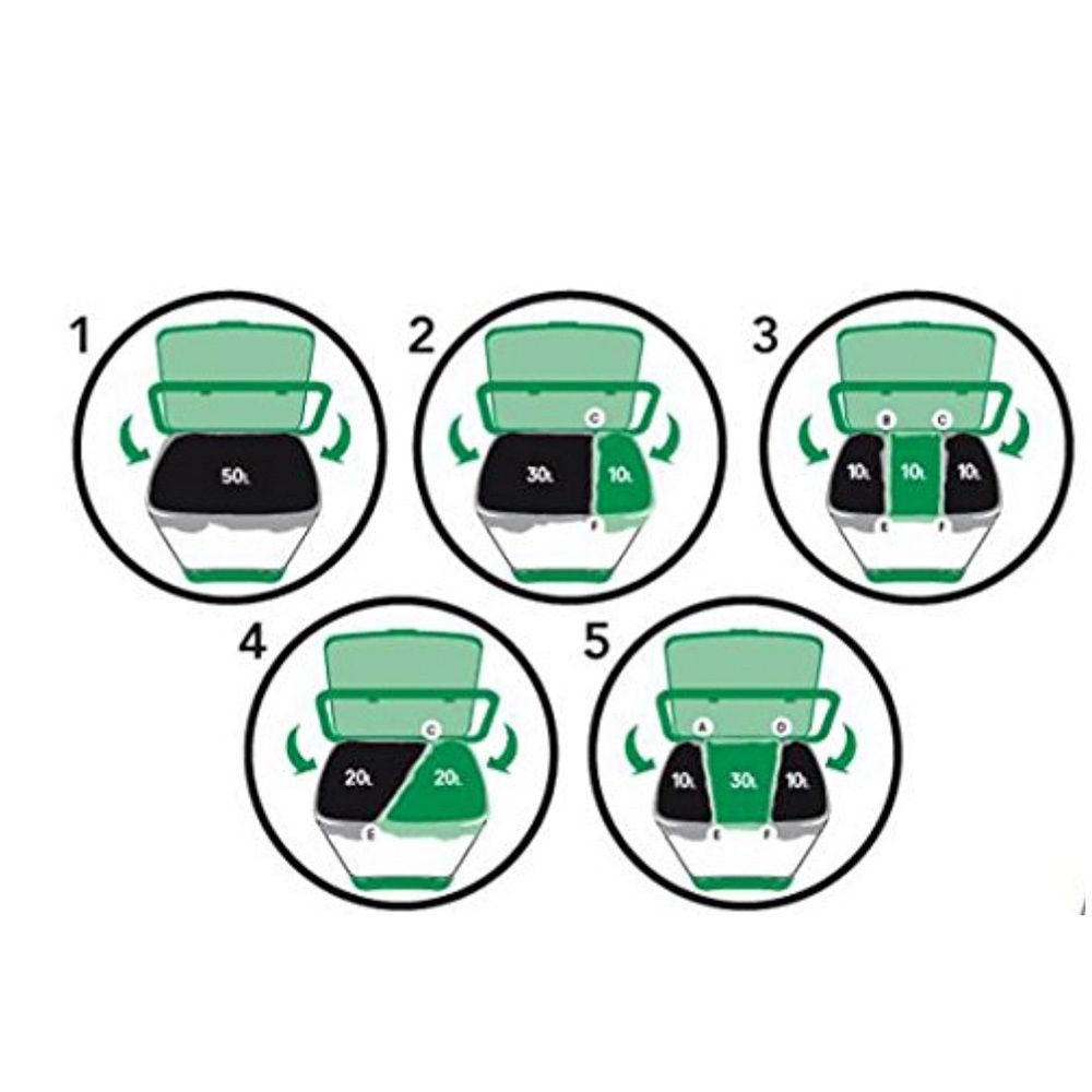 CUBO CON PEDAL 50 l (NO INCLUYE SEPARADORES PARA RECICLAJE) gallery 1