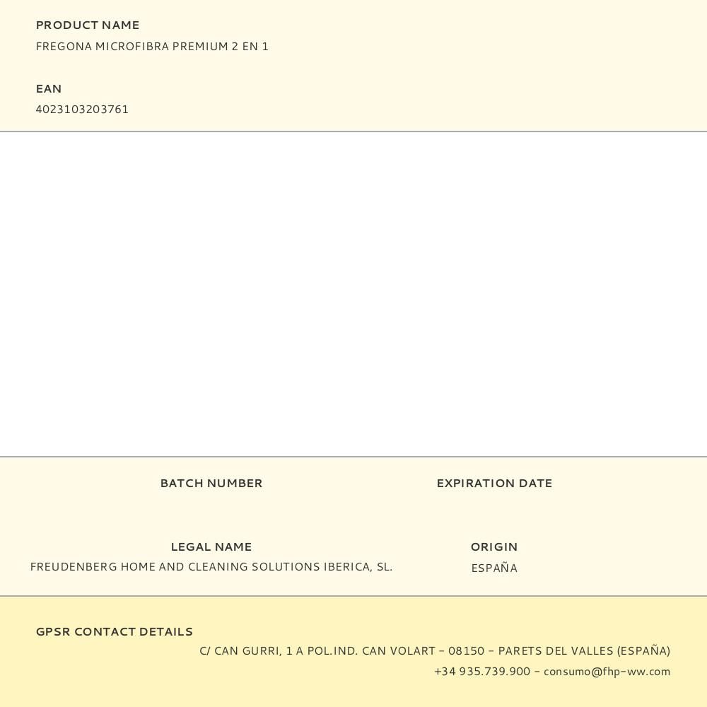 FREGONA MICROFIBRA PREMIUM 2 EN 1 gallery 0