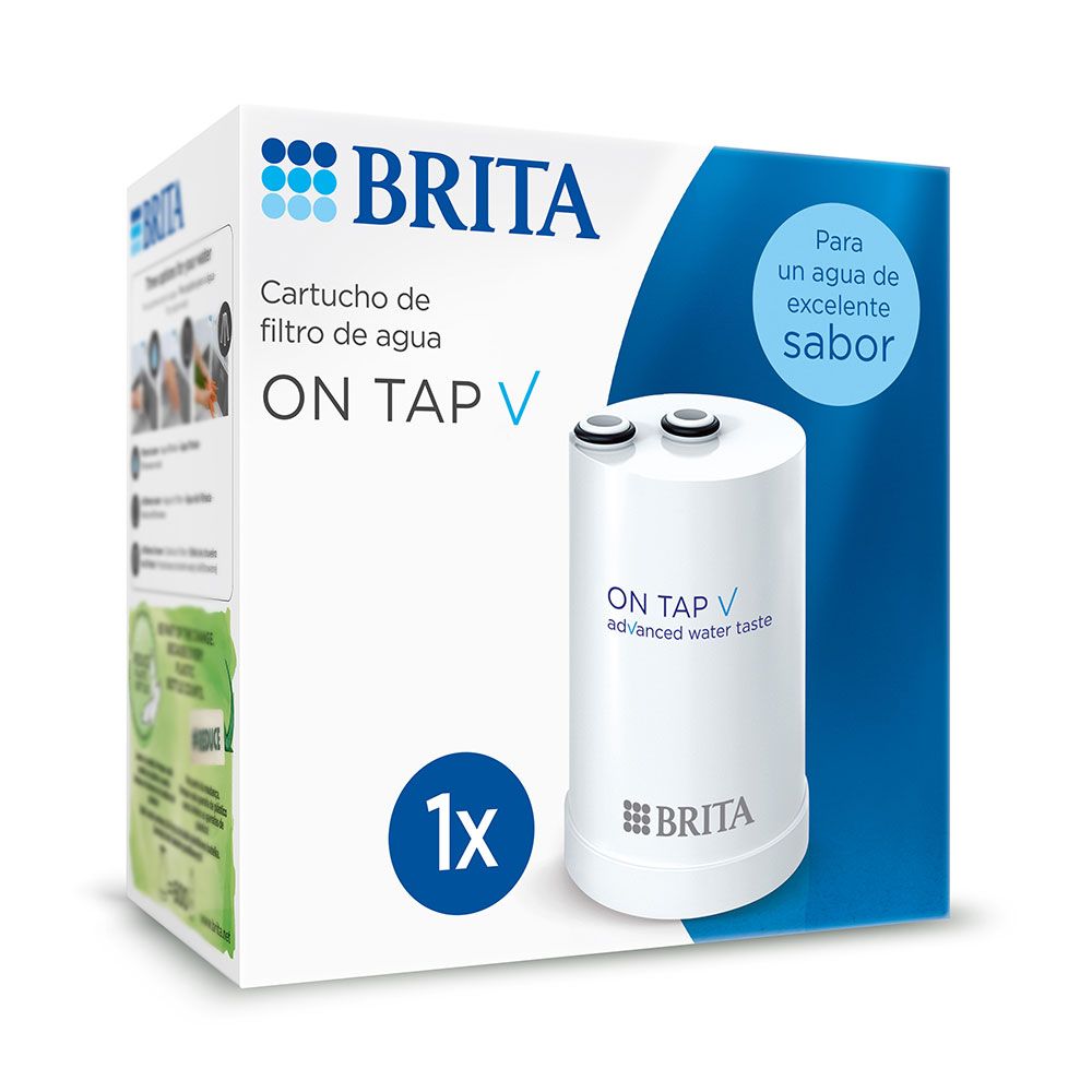CARTUCHO DE RECAMBIO DE FILTRO DE AGUA 600l ON TAP V PACK 1-GREAT TASTING 1052385 BRITA