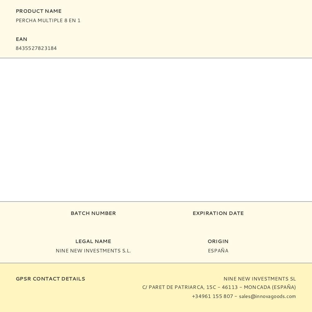 PERCHA MULTIPLE 8 EN 1 gallery 10