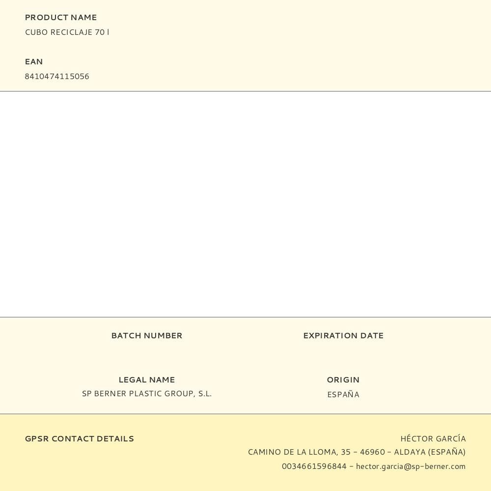 CUBO RECICLAJE 70 l gallery 0