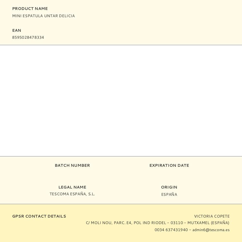 ESPÁTULA MINI UNTAR DELICIA gallery 0