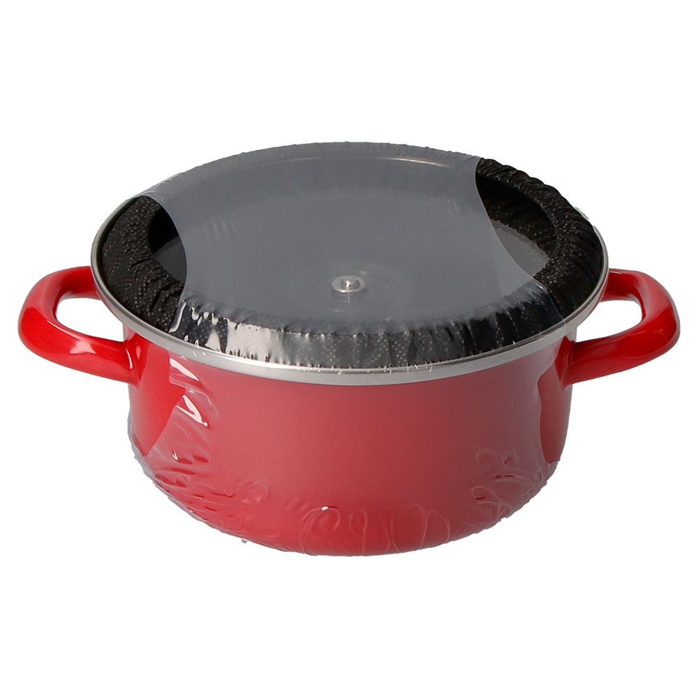 OLLA OPTIMAX + TAPA ROJA ACERO AISI 430 Ø26 x 14cm gallery 1