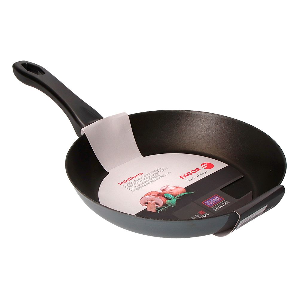 SARTÉN DE ACERO AISI 430 INDUTHERM NEGRA Ø26cm gallery 4