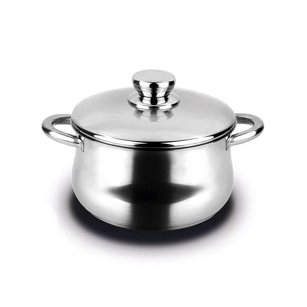 OLLA INOXIDABLE SILVERINOX 6,8 L + TAPA ACERO INOXIDABLE 18/10 Ø24 x 15 cm