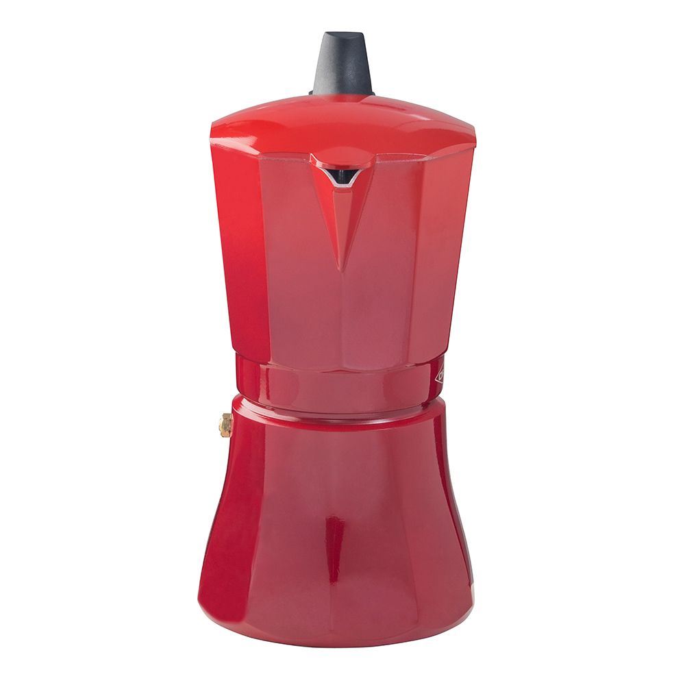 CAFETERA PETRA ROJA DE ALUMINIO DE 6 TAZAS gallery 0
