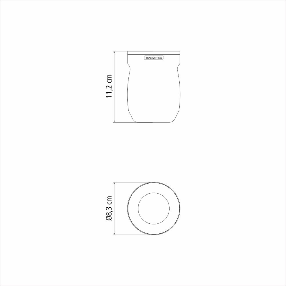 RECIPIENTE PARA MATE DE ACERO INOXIDABLE 240 ml gallery 2