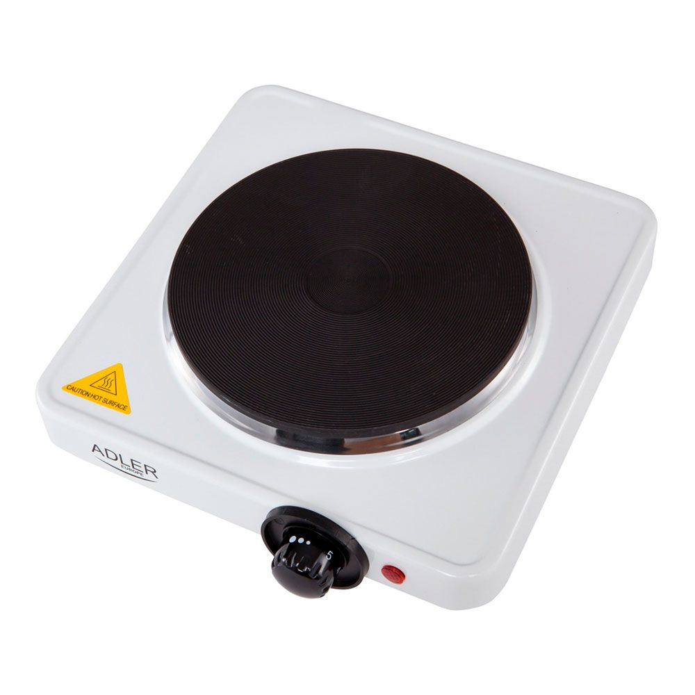 COCINA ELÉCTRICA UN QUEMADOR 1500 W BLANCA, 25 x 28 x 7 cm gallery 0