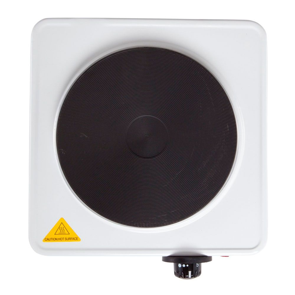 COCINA ELÉCTRICA UN QUEMADOR 1500 W BLANCA, 25 x 28 x 7 cm gallery 1