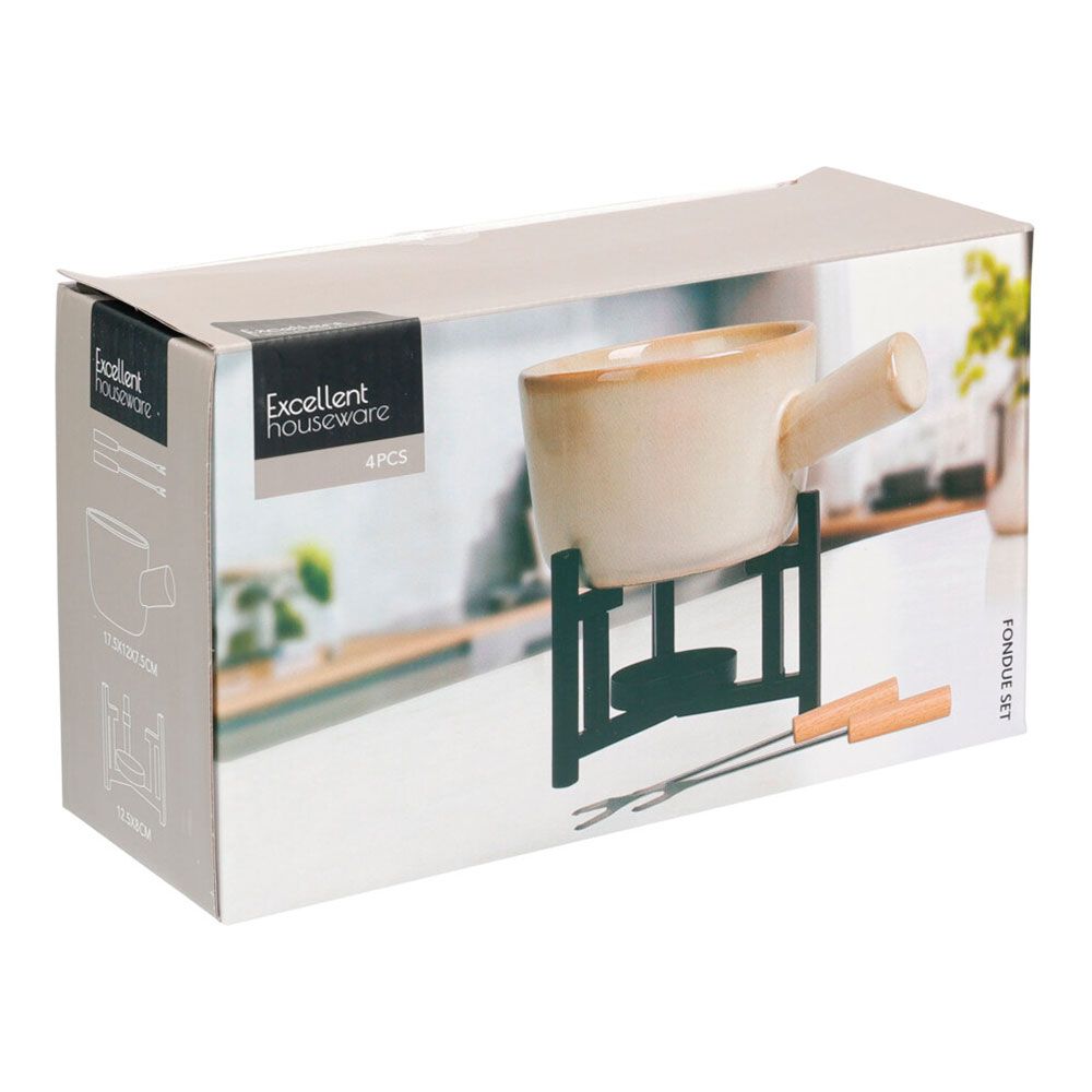 FONDUE CON SOPORTE Y 2 TENEDORES gallery 0