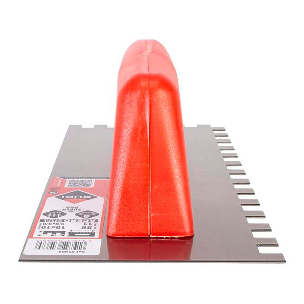 PEINE ACERO 28cm. (10x10) MANGO PLÁSTICO CERRADO 65968 RUBI gallery 0