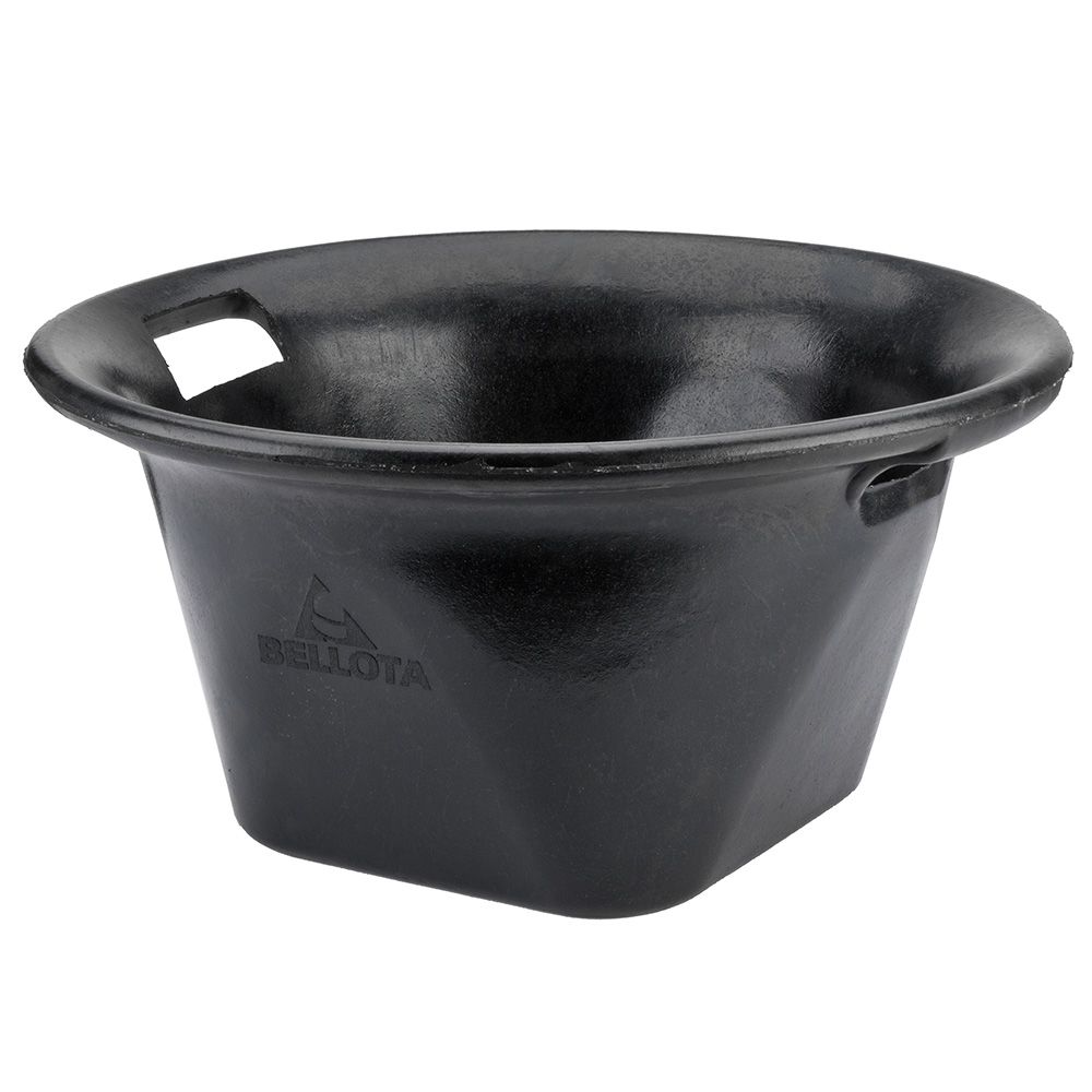 CUBO NORTEÑO 13 L DE CAUCHO RESISTENTE NEGRO.
