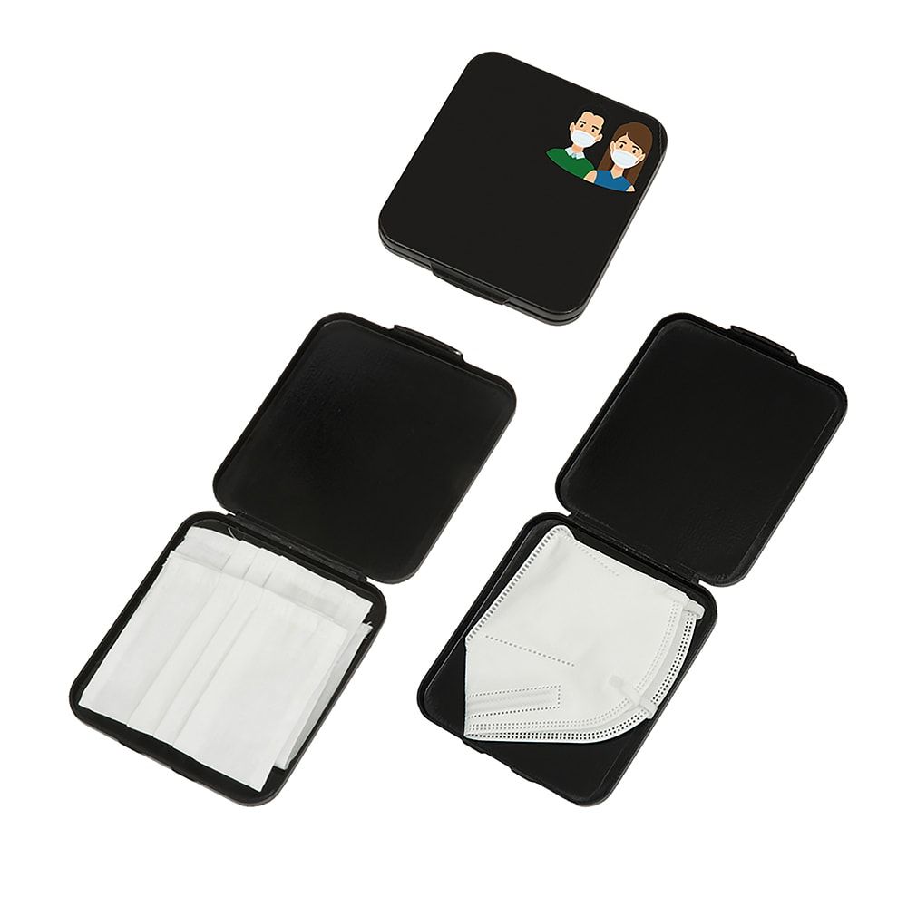 PORTA MASCARILLAS POCKET 11 x 12,4 x 1,2 cm COLORES / MODELOS SURTIDOS gallery 1