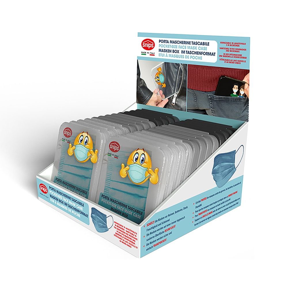 PORTA MASCARILLAS POCKET 11 x 12,4 x 1,2 cm COLORES / MODELOS SURTIDOS gallery 2