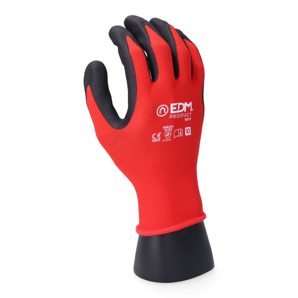 GUANTE NAILON / LICRA PALMA NITRILO FOAM PARA MECÁNICA, T-07 gallery 2