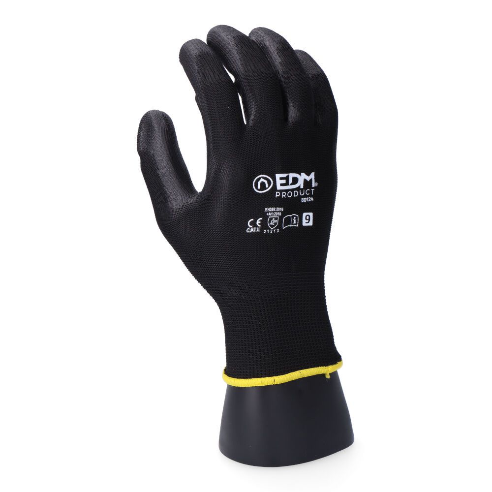 GUANTE POLIÉSTER CON PALMA POLIURETANO PARA JARDÍN AGRICULTURA, T-10 gallery 2