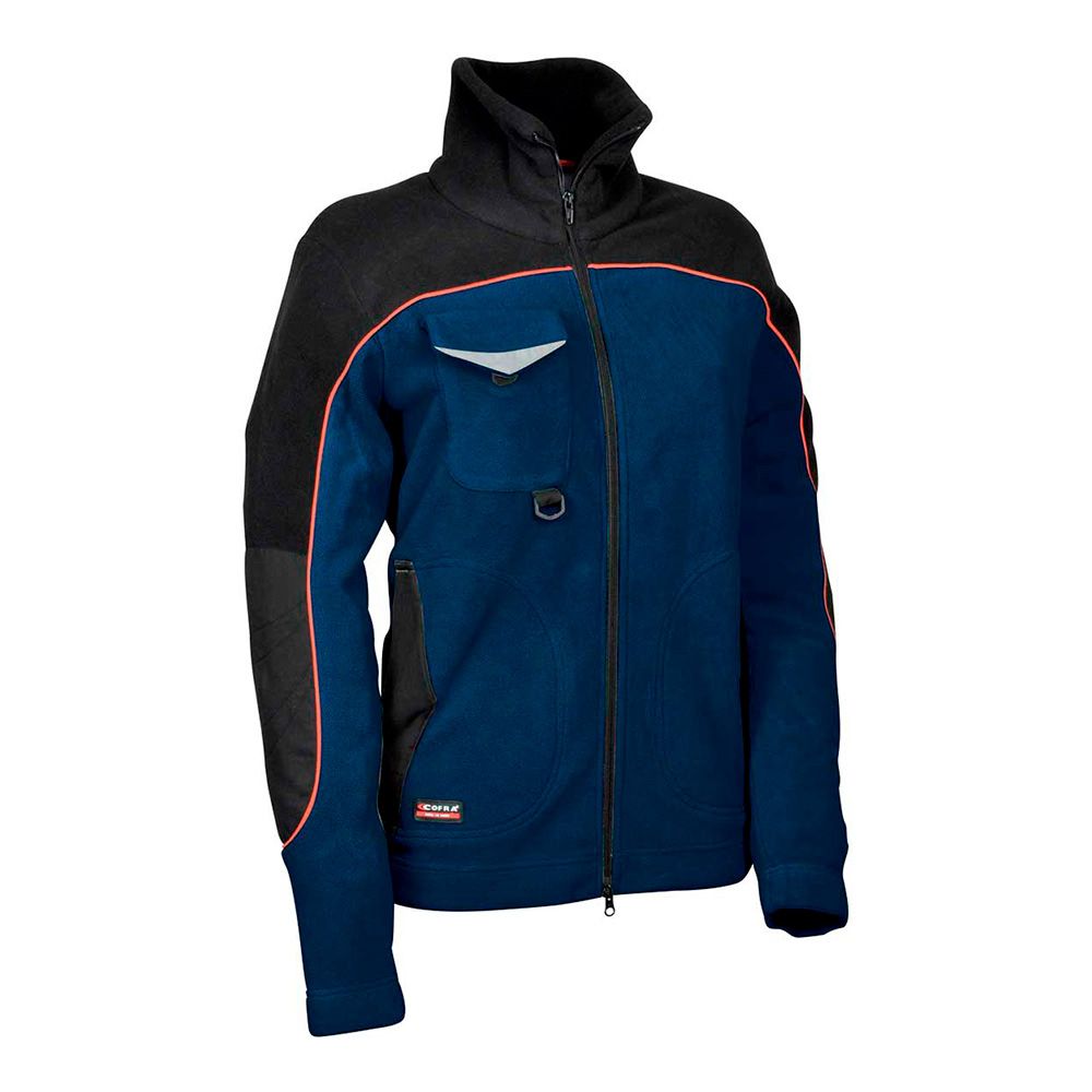 CAZADORA WOMAN FORRO POLAR RIDER AZUL MARINO NEGRO TALLA L