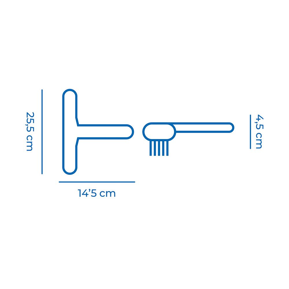 CEPILLO DE PISCINA CLASSIC 25,5 x 14,5 x 4,5 cm gallery 0