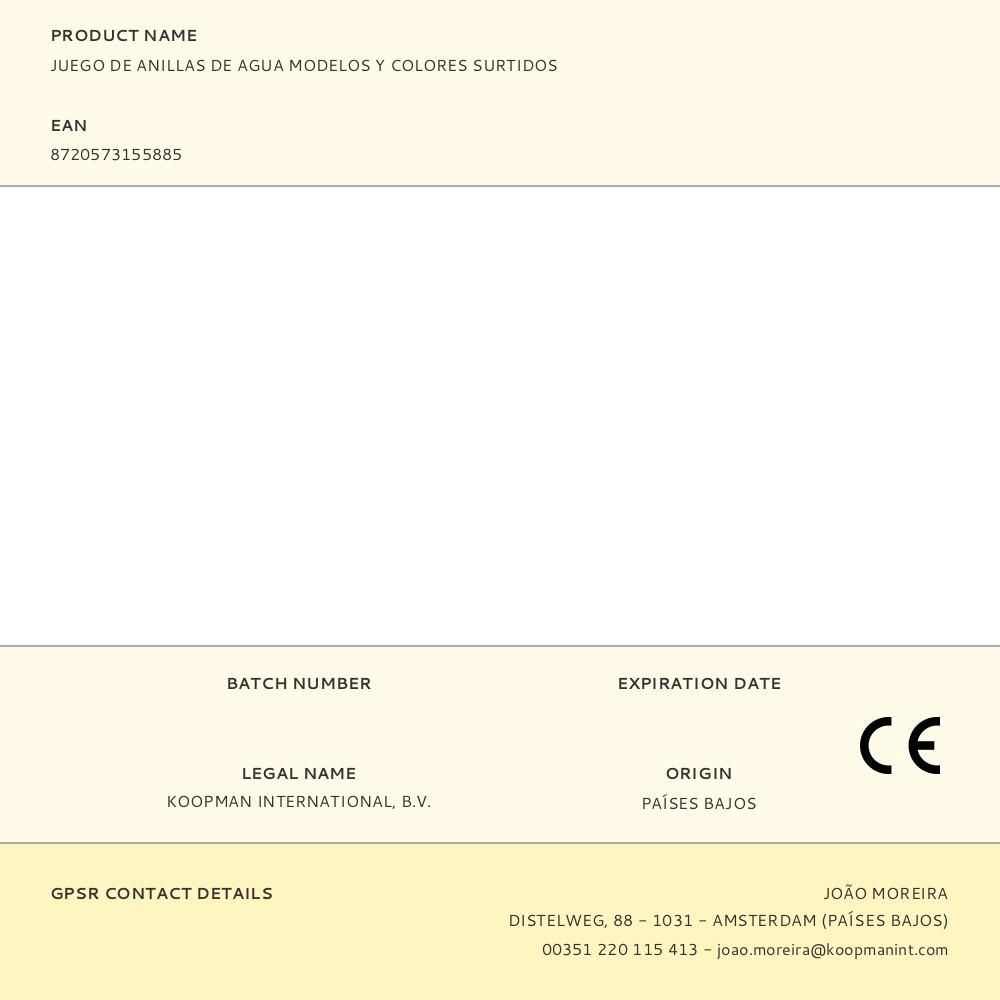 JUEGO DE ANILLAS DE AGUA MODELOS Y COLORES SURTIDOS gallery 2