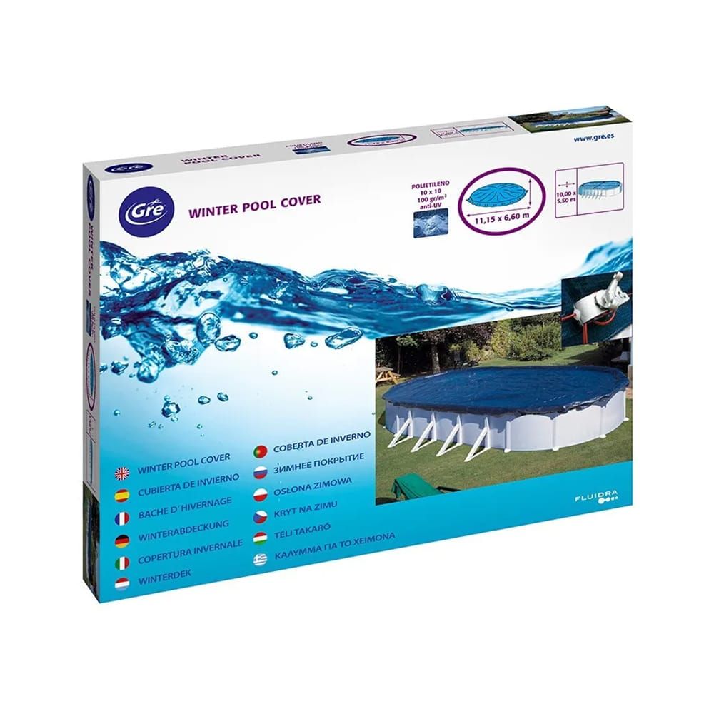 CUBIERTA PISCINA OVALADA DE ACERO 610 x 410 cm gallery 0